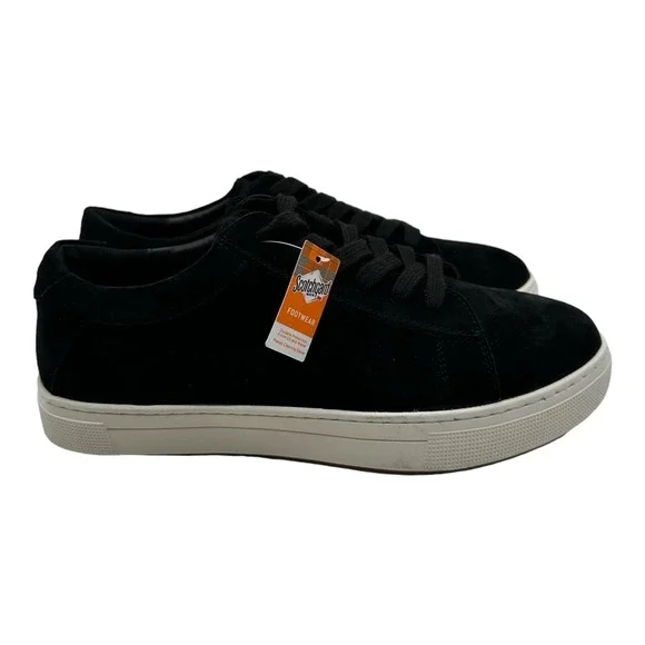 Propet Kenji Shoes Men's Size 8 W (E)‎ Black Suede Durocloud Sneakers MCA152S